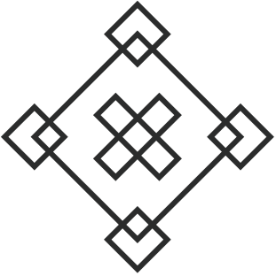 The diamond pattern of the Domaine Divio logo